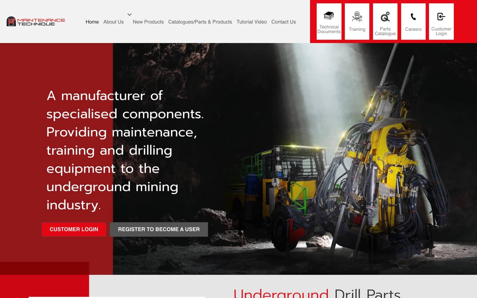 Maintenance Technique drilling machine parts website