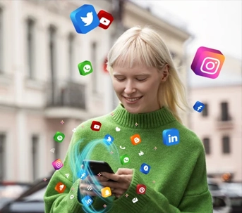 React Social Media Marketing Service Image